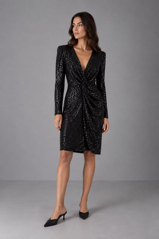Kleid Eclipse Pailletten recycelt Aline Celi