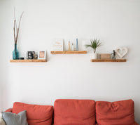 Wandboard Ligno Massivholz mit Baumkante – 60 oder 100 cm — Ansicht 2