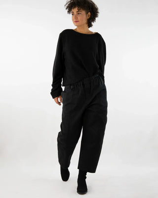 AdoTHO  | Boyfriend-Hose  |  aus Bio-Moleskin