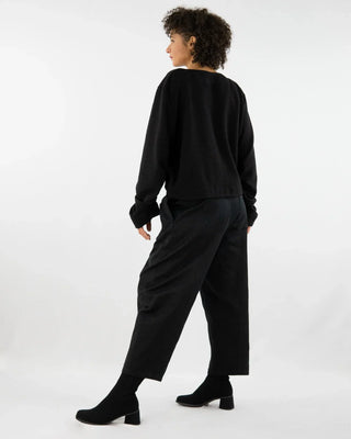 AdoTHO  | Boyfriend-Hose  |  aus Bio-Moleskin