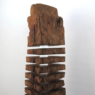 Torn Designer Stehlampe – Recyceltes Holz | Handarbeit | Exklusives Design