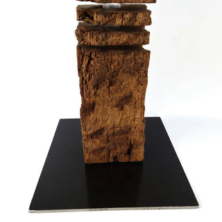 Torn Designer Stehlampe – Recyceltes Holz | Handarbeit | Exklusives Design