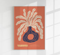 Taurus Zodiac Sign Art Poster – Hand-printed Berlin — Ansicht 1