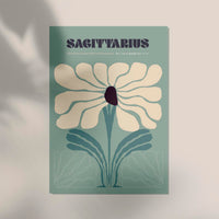 Sagitarius Zodiac Sign Art Poster – Handgedruckt Berlin — Ansicht 3