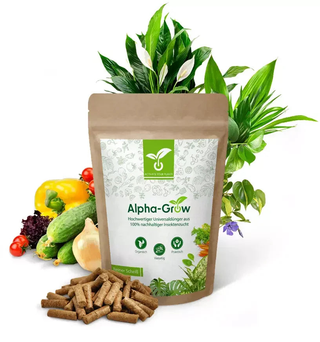 Vorteils-Paket 2 x 2,5 kg Alpha-Grow | 100 % organischer Universaldünger | Nachhaltig & wirksam