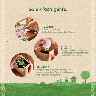 Anzuchtset – Minigarten Cocktail Minze
