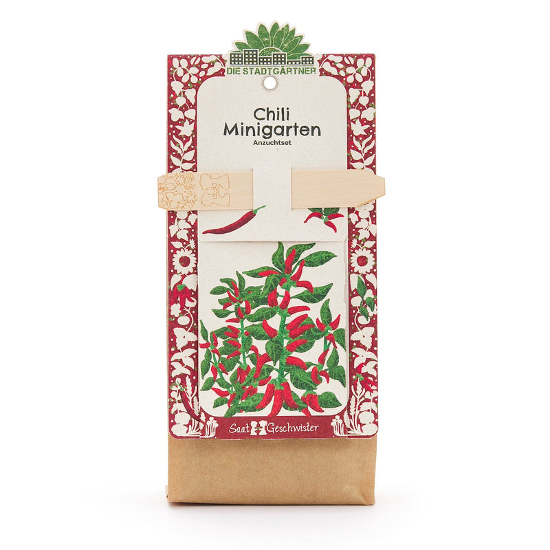 Mini Garden Organic Chili Grow Kit – highly germinable seeds & growing soil — Ansicht 2