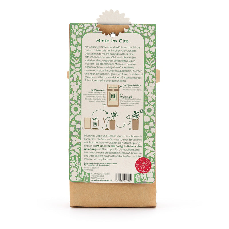 Cocktail Mint Seed Kit – All-in-one Seed Starting Kit — Ansicht 3
