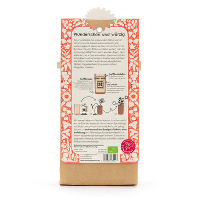 Mini Garden Organic Nasturtium Seed Kit – Die Stadtgärtner