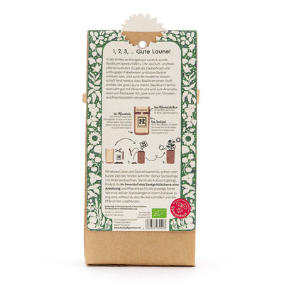 Mini Garden Organic Basil Grow Kit – All-in-one Kit