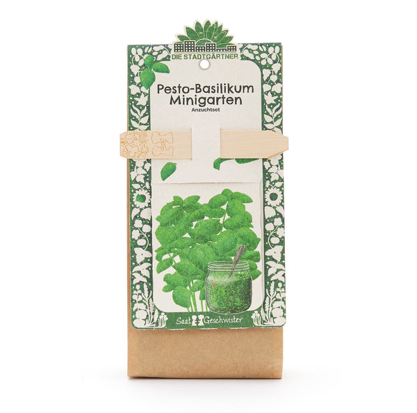 Mini Garden Organic Basil Grow Kit – All-in-one Kit
