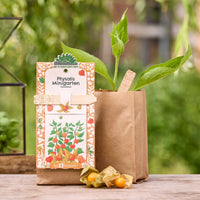 Mini-Garden Organic Physalis Growing Kit – Germinable Seeds, Potting Soil, Plant Markers — Ansicht 1