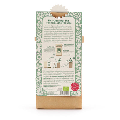 Mini Garden Organic Chives Grow Kit – All-in-One Starter Set