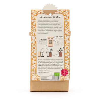 Organic Sunflower Mini Garden Seed Starting Kit – everything you need to get started
