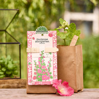 Hollyhock Mini Garden Growing Kit – High-Germination Seeds & Seed Starting Soil — Ansicht 1