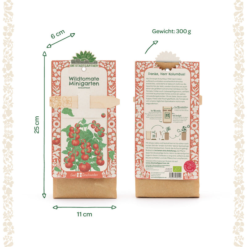 Seedling kit – Organic Wild Tomato Mini Garden — Ansicht 8