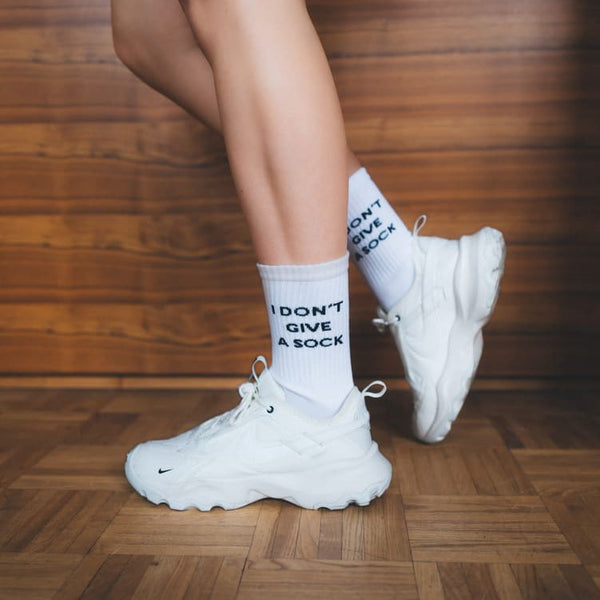 I don't give a Sock Statement Socken – Bio-Baumwolle, Made in EU