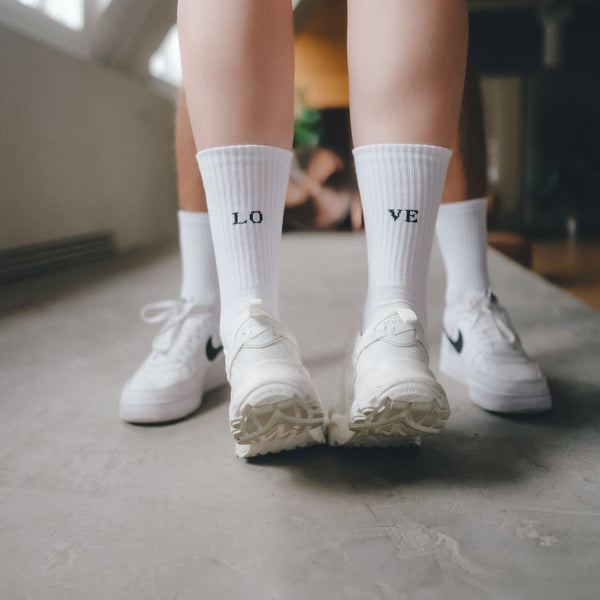 LOVE Statement Socks - Organic Cotton with Donation Participation