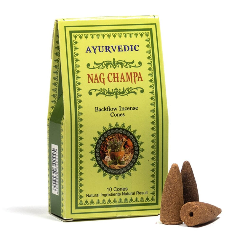 Ayurvedic Backflow Incense Cones Nag Champa - Waterfall Effect — Ansicht 3