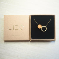 Necklace Olive Wood & Circle – Handmade in Cologne — Ansicht 2