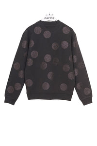Balls Glitter Festive Sweater – Unisex Glitter Dot Sweatshirt — Ansicht 5
