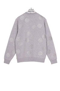 Balls Glitter Festive Sweater – Unisex Glitter Dot Sweatshirt — Ansicht 2