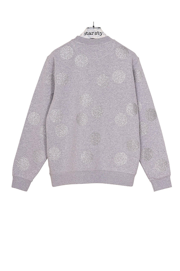 Balls Glitter Festive Sweater – Unisex Glitter Dot Sweatshirt
