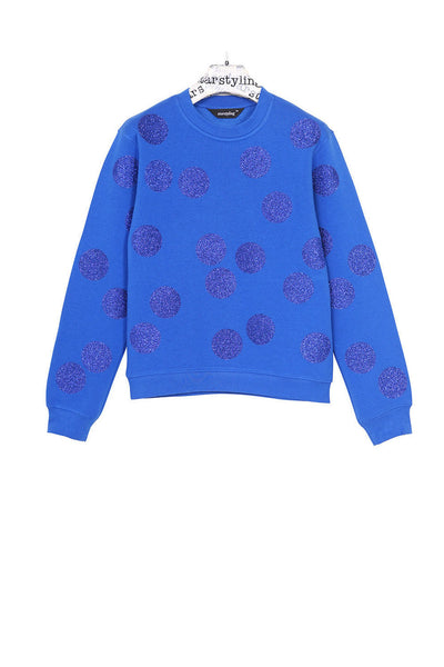 Balls Glitter Festive Sweater – Unisex Glitter Dot Sweatshirt
