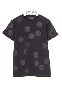Balls Glitter Festive T-Shirt Unisex – 100 % Baumwolle mit Glitzer-Dots — Ansicht 5