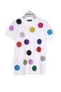 Balls Glitter T-Shirt – Unisex Glitter Dots All-Over Soft Jersey