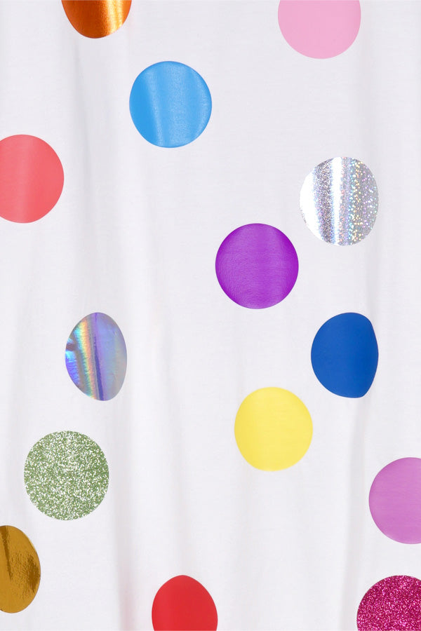 Balls T-Shirt Multicolor Dots – Unisex Allover Print — Ansicht 4