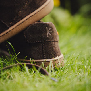 BLSN-200M Herren Barfußschuh | Elegant & Natürlich | Veloursleder & Nubuk