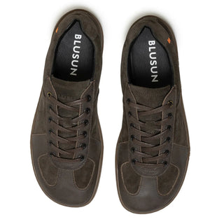 BLSN-200M Herren Barfußschuh | Elegant & Natürlich | Veloursleder & Nubuk