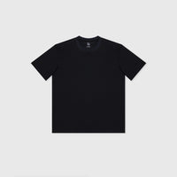 Basic Pima Tee N°2 Black 100% Pima Cotton Relaxed Fit — Ansicht 2