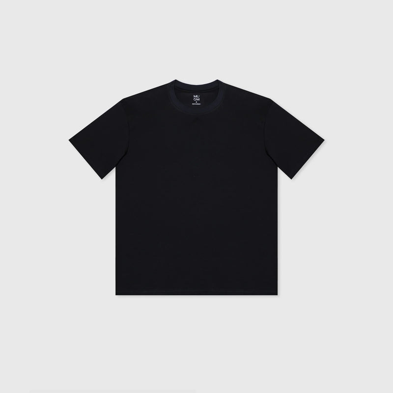 Basic Pima Tee N°2 Black 100% Pima Cotton Relaxed Fit — Ansicht 2
