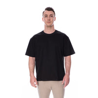 Basic Pima Tee N°2 Black 100% Pima Cotton Relaxed Fit — Ansicht 4