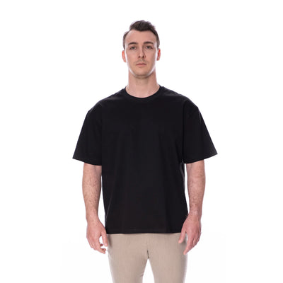 Basic Pima Tee N°2 Black 100% Pima Cotton Relaxed Fit