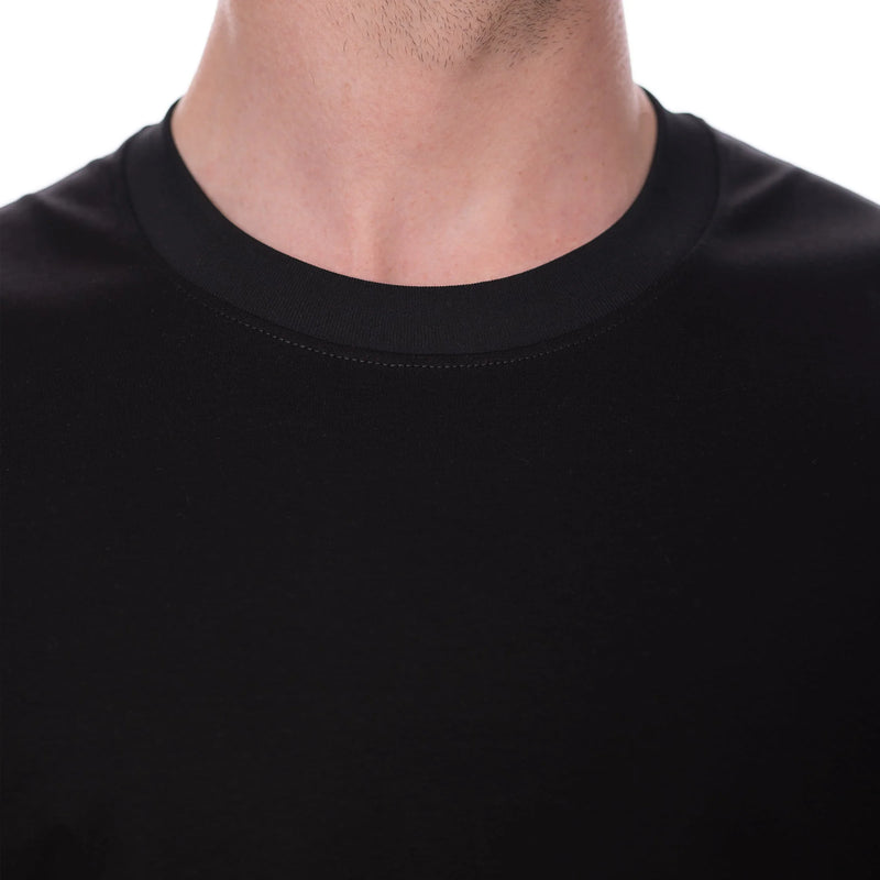 Basic Pima Tee N°2 Black 100% Pima Cotton Relaxed Fit — Ansicht 7