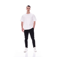 Basic Pima Tee N°2 White 100% Pima Cotton Relaxed Fit — Ansicht 3