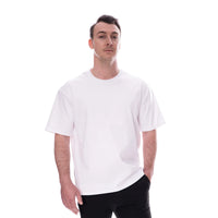 Basic Pima Tee N°2 White 100% Pima Cotton Relaxed Fit — Ansicht 4