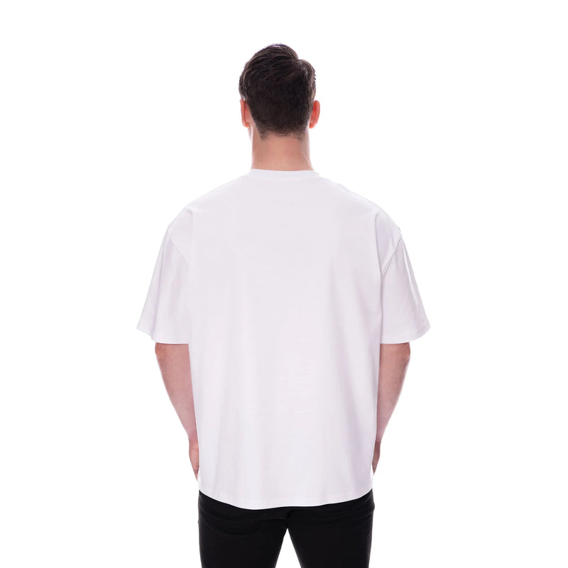 Basic Pima Tee N°2 White 100% Pima Cotton Relaxed Fit — Ansicht 5