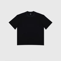 Basic Pima Tee N°3 Black – 100% Pima Cotton Oversized — Ansicht 2