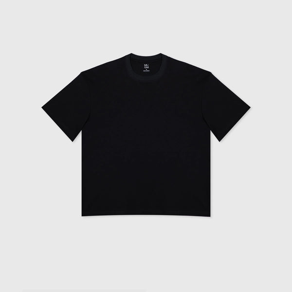 Basic Pima Tee N°3 Black – 100% Pima Cotton Oversized