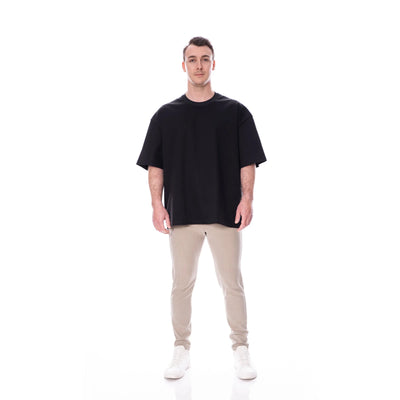 Basic Pima Tee N°3 Black – 100% Pima Cotton Oversized