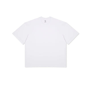 Basic Pima Tee N°3 – Weiß | 100 % Pima-Baumwolle | Oversized