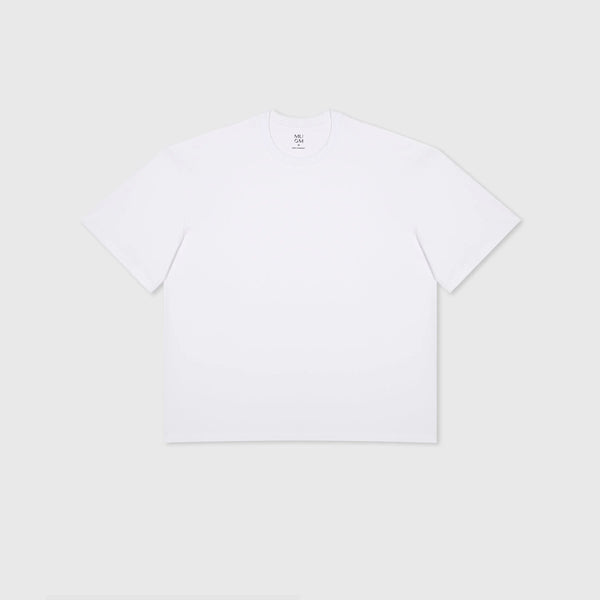 Basic Pima Tee N°3 White – 100% Pima Cotton Oversized