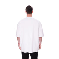 Basic Pima Tee N°3 White – 100% Pima Cotton Oversized — Ansicht 5