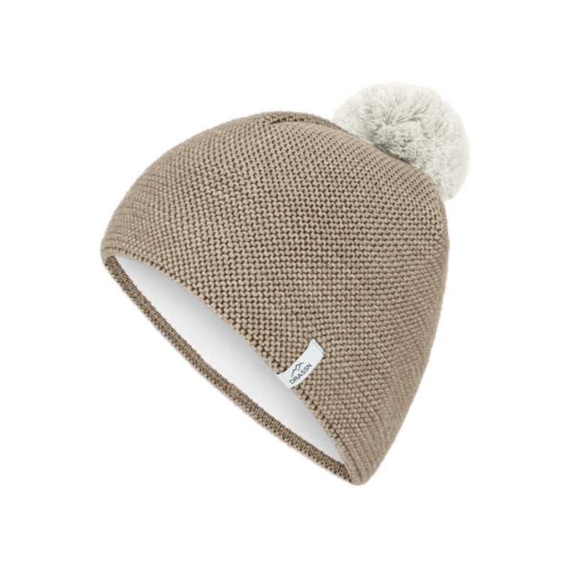 Parkstein Beanie – Merino Wool & Recycled Polyester with Pom-pom — Drassn
