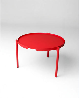 ORBIS – Wetterfester Metall-Couchtisch | Rund | Verstellbare Beine