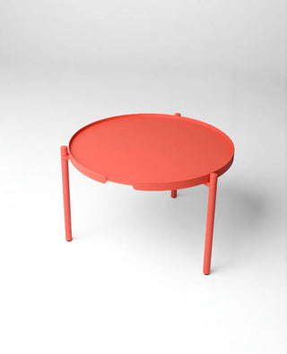 ORBIS – Wetterfester Metall-Couchtisch | Rund | Verstellbare Beine